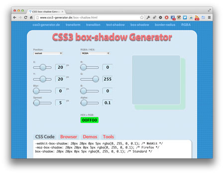 Screenshot_CSS3-Generator